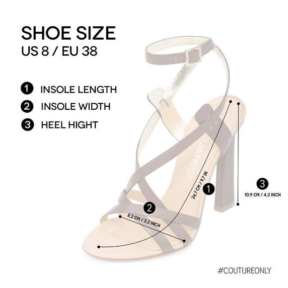 New DSQUARED2 Women Shoes US 8 Brown Leather Ankle Strap Stiletto Heel Sandals - Picture 12 of 14